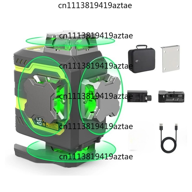 Laser Level 16 Lines 4D Green - مستوى ليزر 16 خط 360 درجة