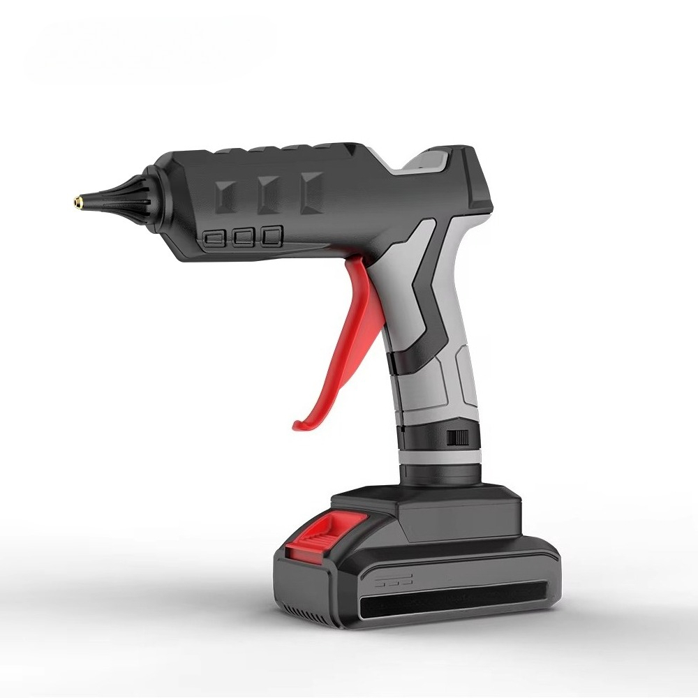 Hot Melt Glue Gun Cordless - بطارية لاسلكية صمغ يسيح بالحرارة بندقية