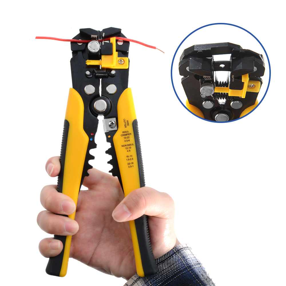 Automatic Wire Stripper Cutter - كماشة تعرية الأسلاك الأوتوماتيكية القابلة للتعديل،