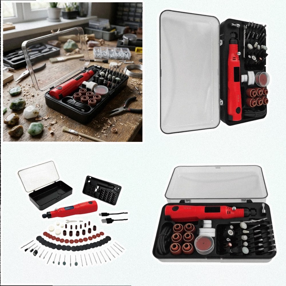 Cordless Rotary Tool Kit Accessories - مجموعة أدوات دوارة لاسلكية تعمل بجهد