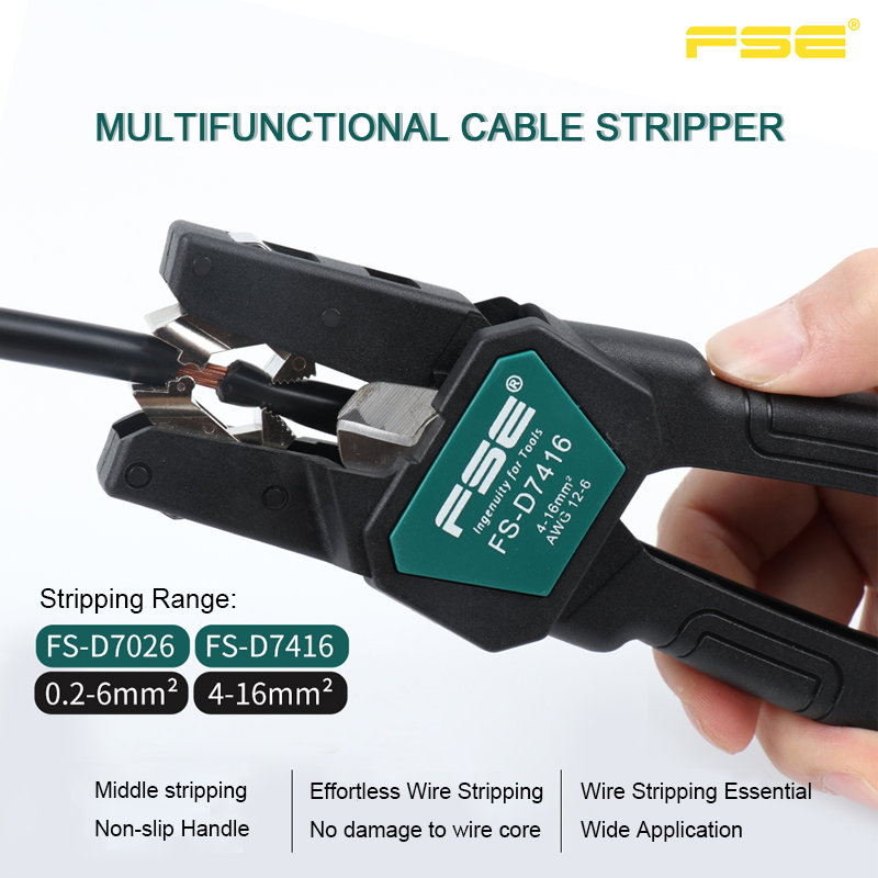 Automatic Wire Stripper Cutter - أداة تعرية الكابلات FSE-D7026 - كماشة