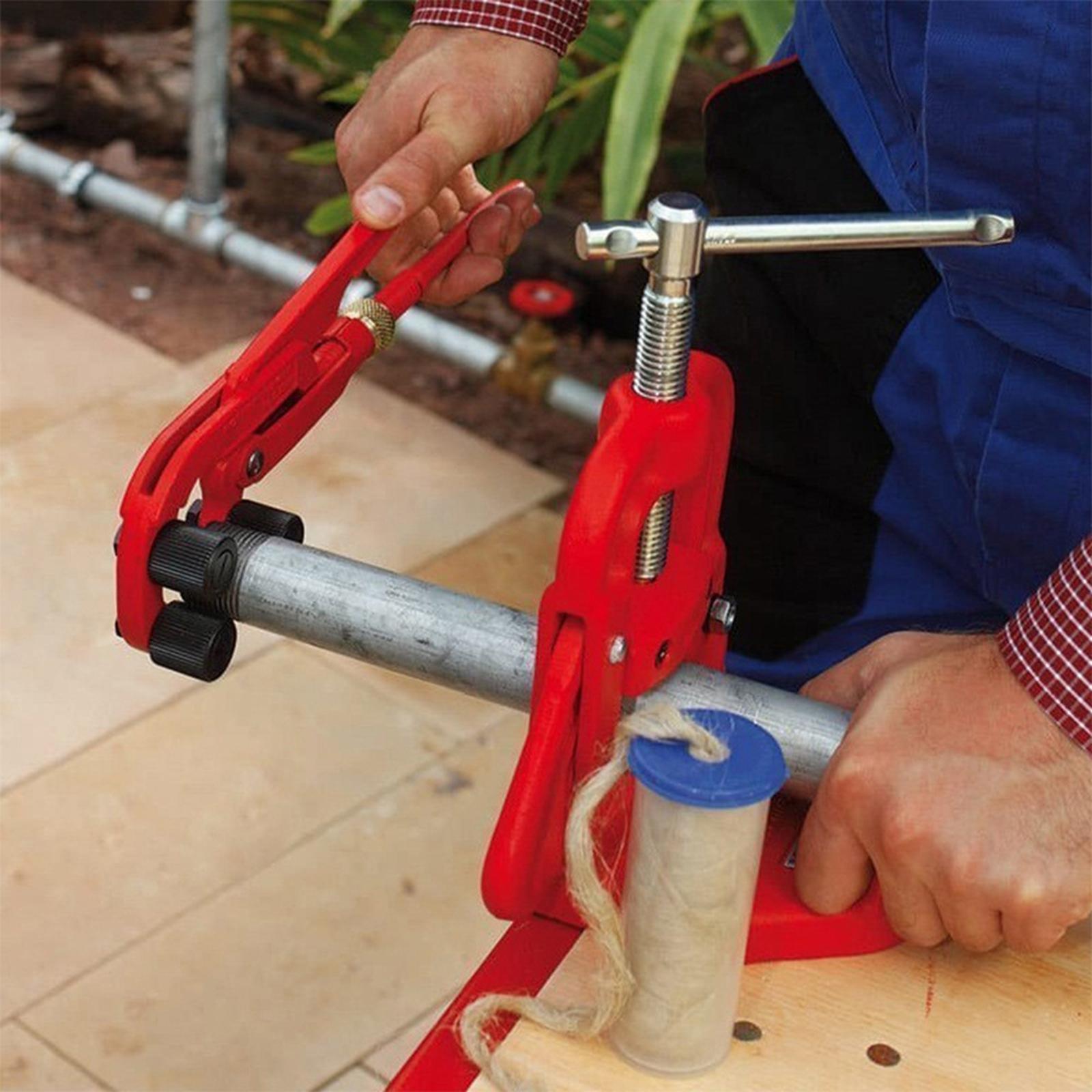 Plumbing - ملقط أنابيب من الفولاذ الكربوني بخيوط،