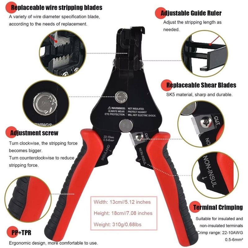 VELIF - أداة متعددة الاستخداما - مراجعة Automatic Wire Stripper Cutter وسعره