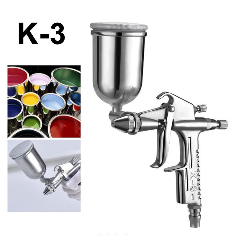 K-3 طلاء صغير بندقية رش الهواء - مراجعة Airbrush Kit With Mini Compressor وسعره