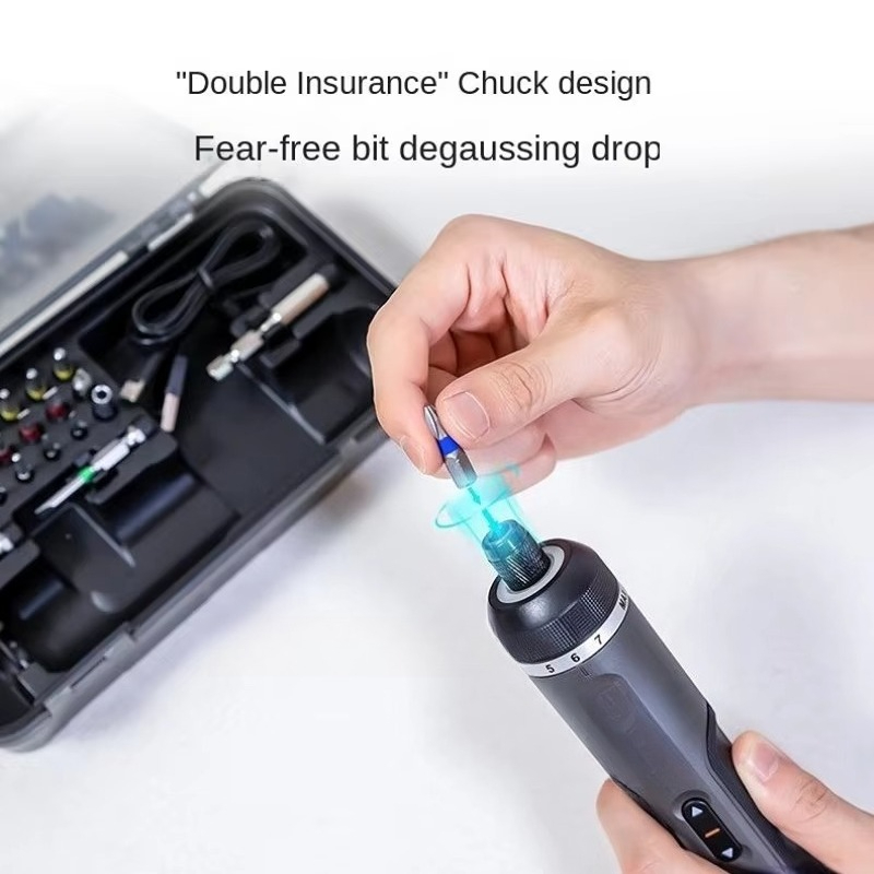 مجموعة مفكات كهربائية صغيرة JI - مراجعة Electric Screwdriver Rechargeable Usb وسعره