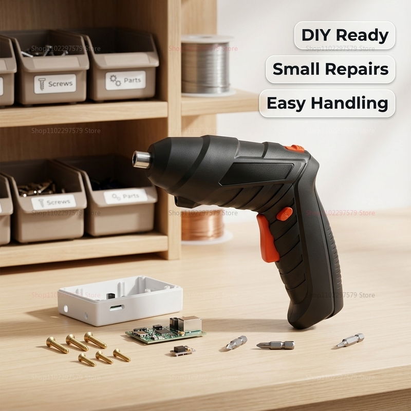 مجموعة مفك كهربائي قابلة للشحن - مراجعة Electric Screwdriver Rechargeable Usb وسعره