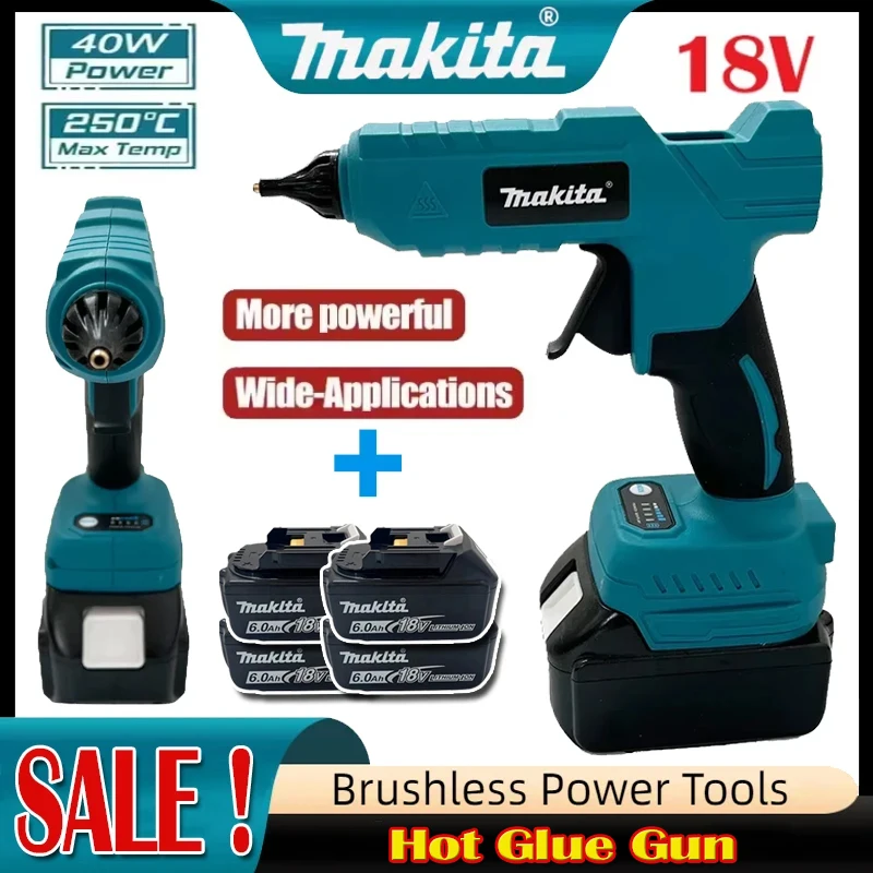 ماكيتا مسدس لاصق حراري كهربائي - مراجعة Hot Melt Glue Gun Cordless وسعره