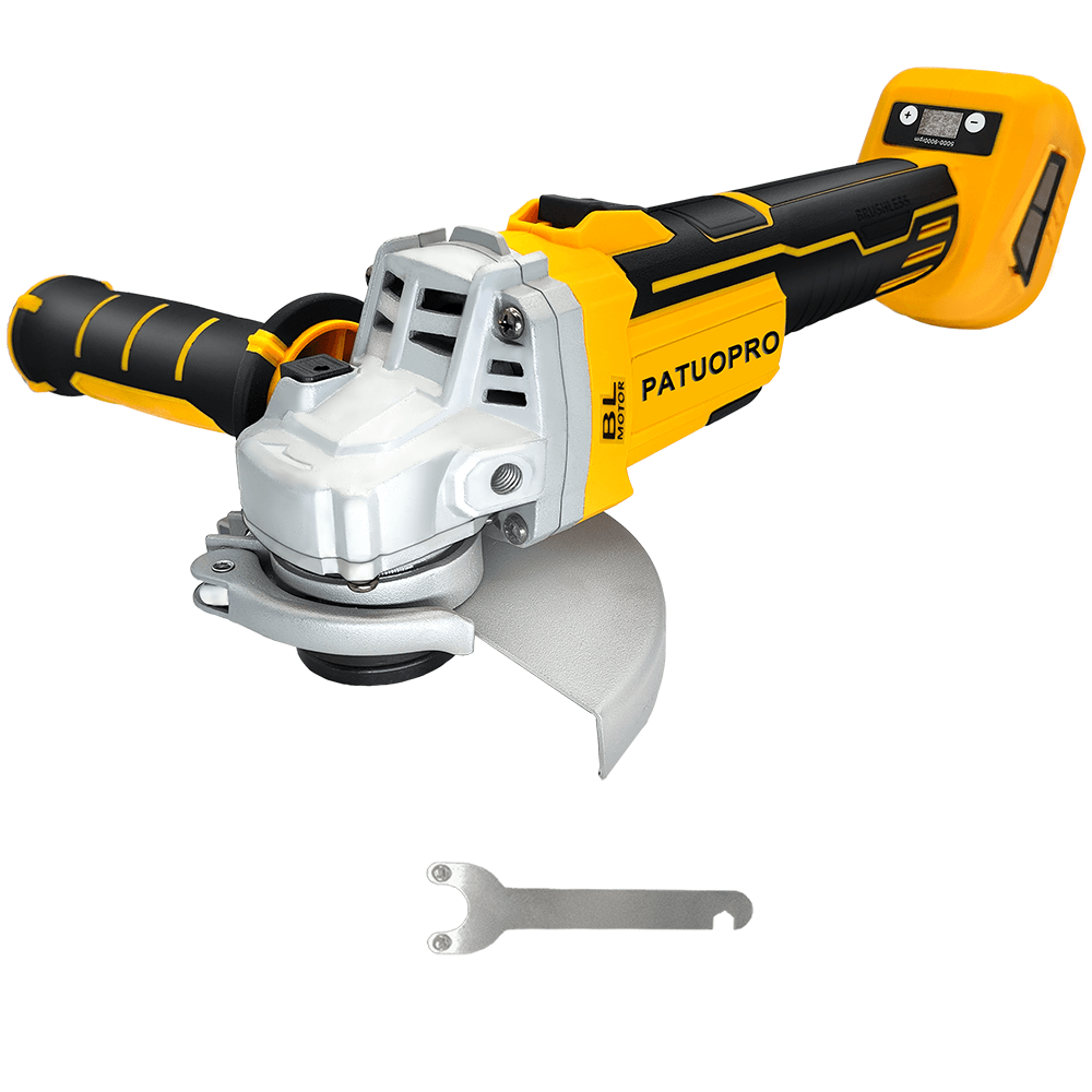جهاز جلخ كهربائي لاسلكي بدون ف - مراجعة Brushless Angle Grinder Battery Powered وسعره