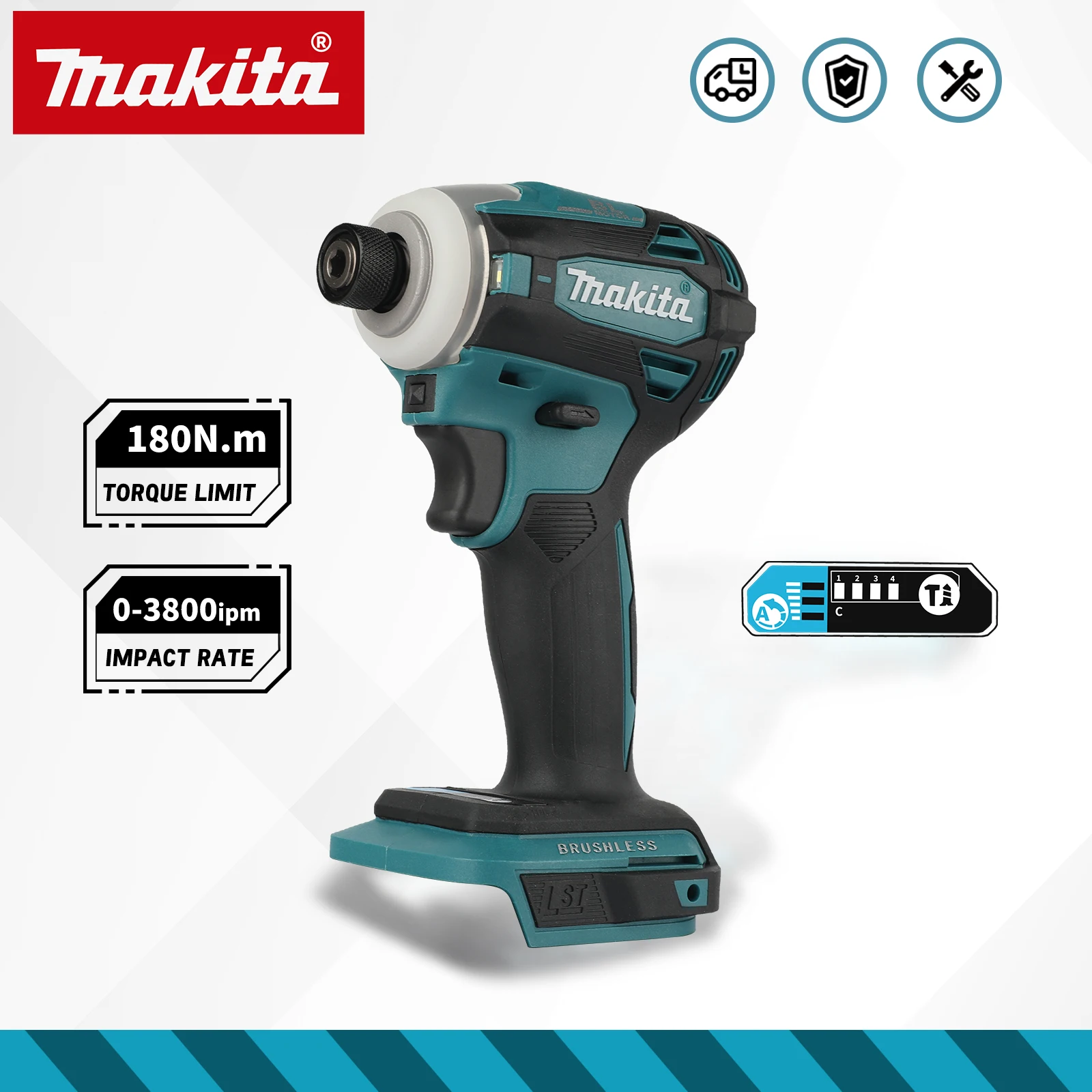 مثقاب كهربائي بدون فرشاة DTD17 - مراجعة Brushless Cordless Electric Drill 18V وسعره
